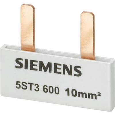 Sicherungseinsatz für elektrische Anwendungen mit der Aufschrift 'SIEMENS 5ST3 600 10mm²'. Zwei Kupferanschlüsse sind sichtbar.