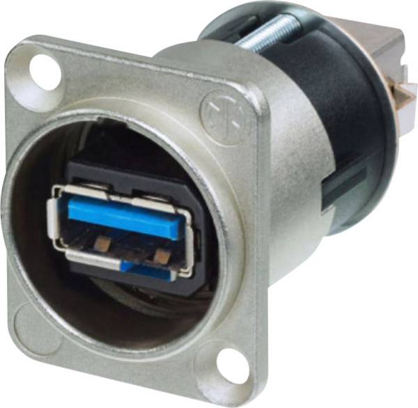 Reversible USB-Durchführung 3.0 Buchse, Einbau Durchführung NAUSB3 Neutrik Inhalt: 1 St.