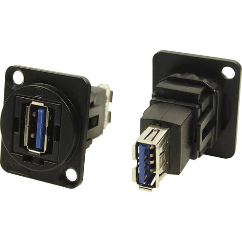 Thumbnail - XLR Adapter USB A Buchse 3.0 auf USB B Buchse 3.0 Adapter, Einbau CP30205NMB CP30205NMB Cliff Inhalt: 1 St.
