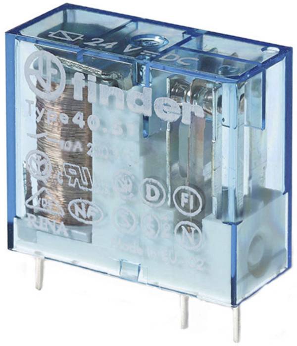 Finder 40.51.9.024.0000 Printrelais 24 V/DC 12 A 1 Wechsler 1 St.