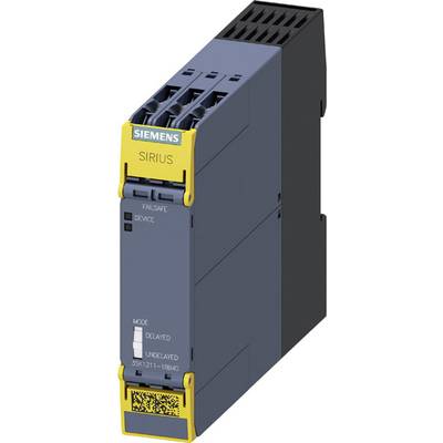 Ein schwarzes und graues elektrisches Gerät mit gelben Akzenten, beschriftet mit 'SIRIUS'. Markennamen oben, Modellnummer unten.