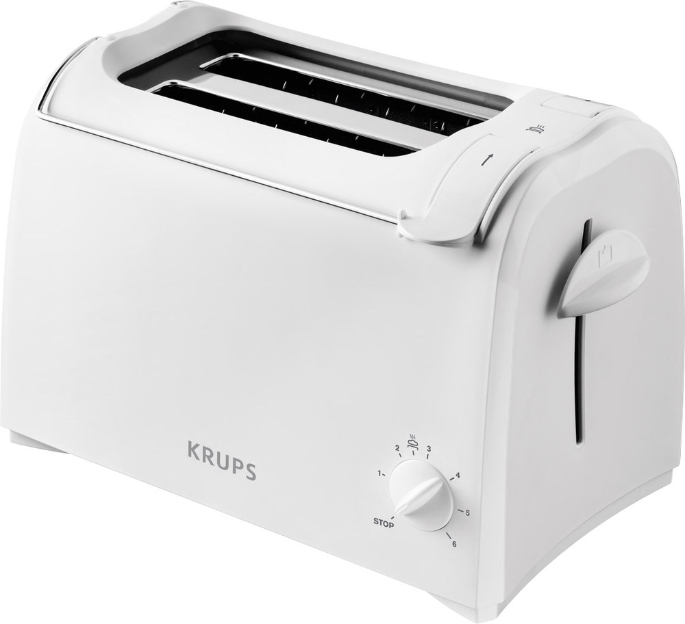 Krups KH1511 Toaster mit eingebautem Brötchenaufsatz Weiß kaufen