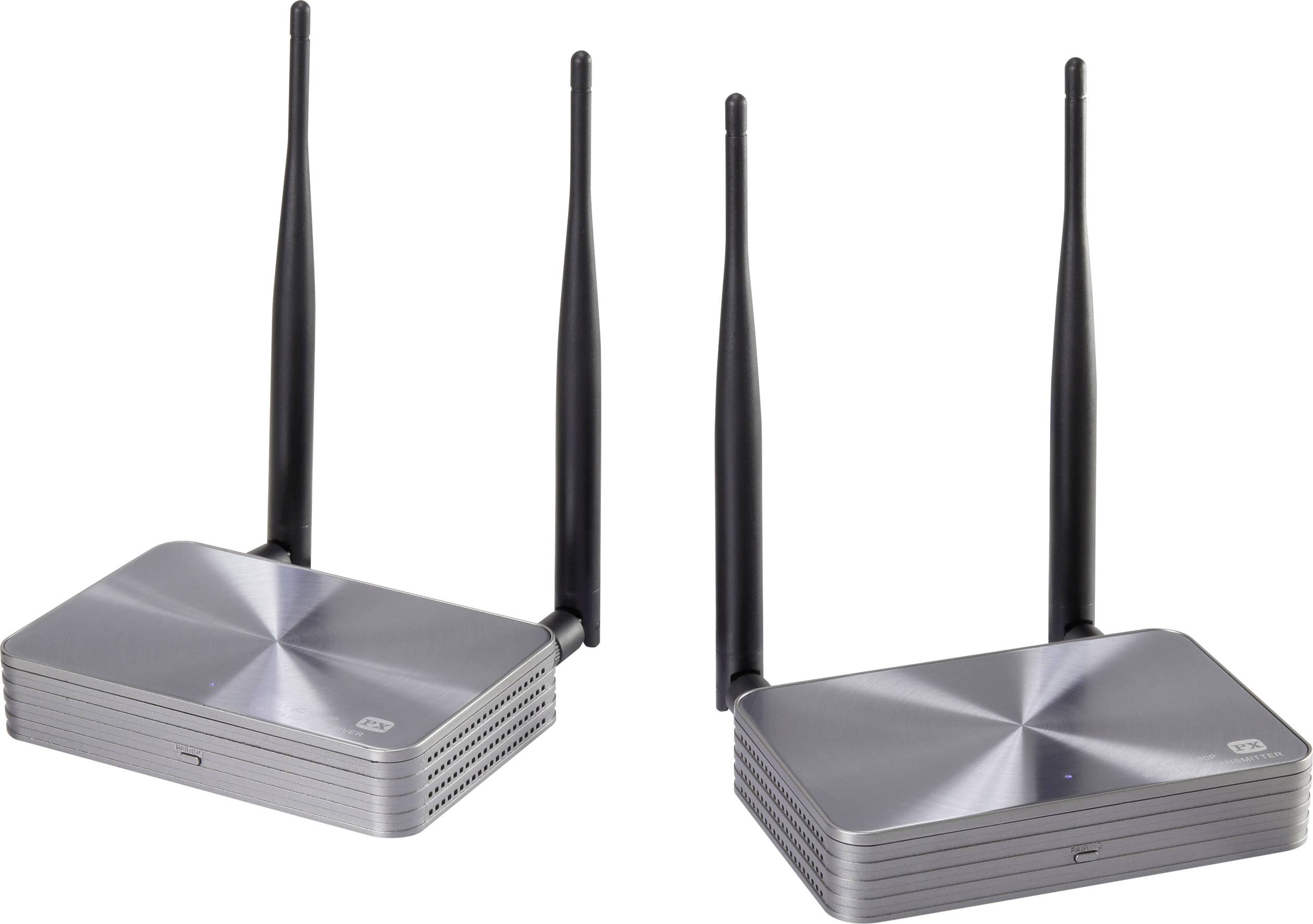 SpeaKa Professional SP-HDFS-03 HDMI-Funkübertragung (Set) 100 m 5 GHz 1920 x 1080 Pixel durchgeschleifter HDMI-Ausgang-2