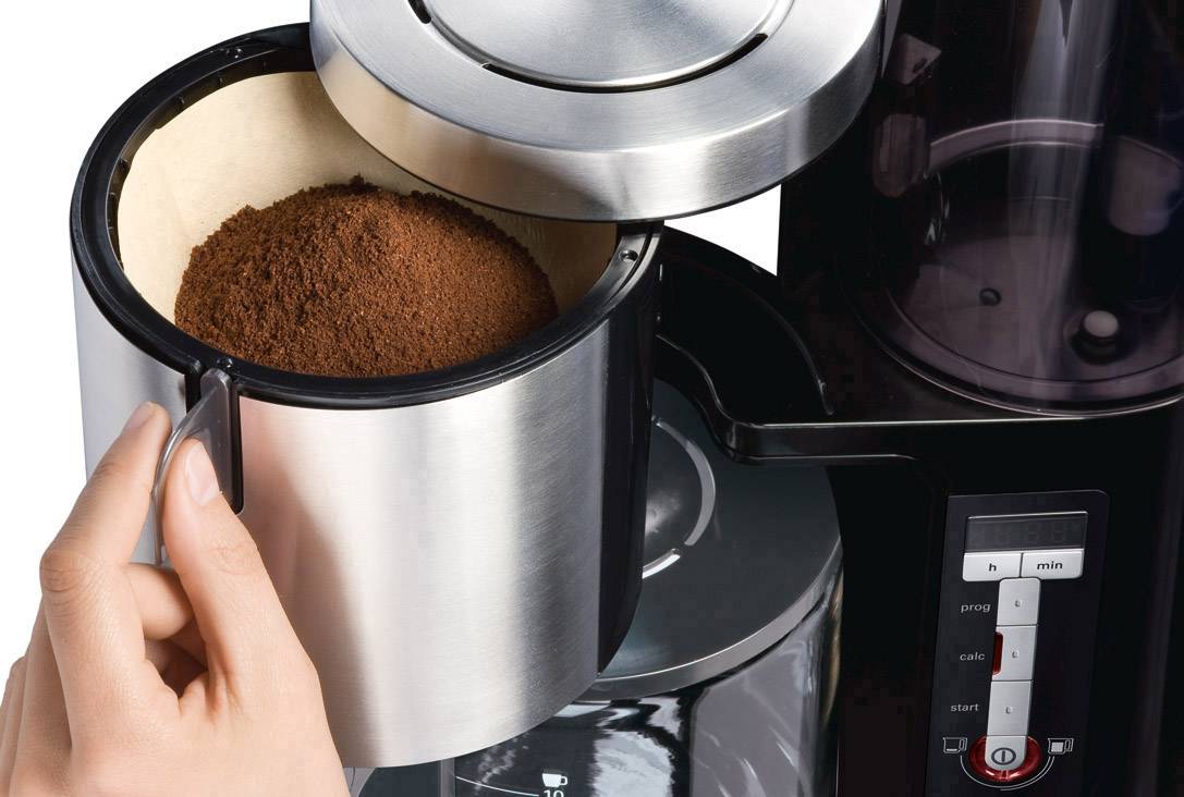 Siemens TC86303 Kaffeemaschine Schwarz, Anthrazit Fassungsvermögen Tassen=15 Glaskanne, Warmhaltefunktion-2