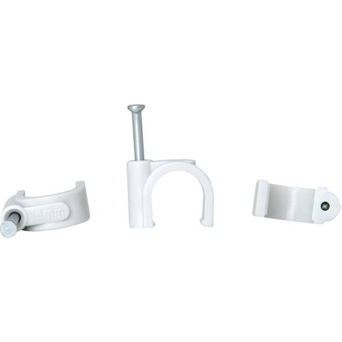 Kopp 347804088 Nagelschellen 347804088 Bündel-Ø-Bereich 10 bis 14 mm Grau 50 St.