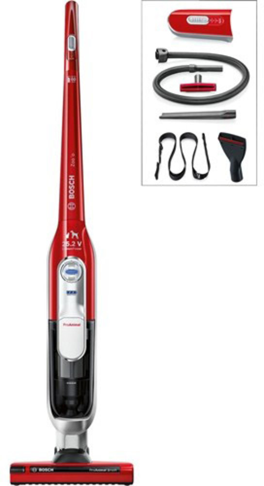 Bosch Haushalt BCH6ZOOO Zoo'o 25.2V ProAnimal AkkuHandstaubsauger 25.2 V Rot, Silber (matt) kaufen