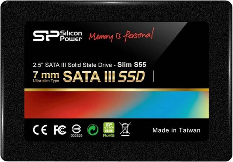 Silicon Power SSD 240GB 6.3cm SATAIII S55 3D Nand Black Multimedia-Technik Solid State Drives-2