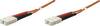 Intellinet 470049 Glasfaser LWL Anschlusskabel 10.00 m Orange [1x SC-Stecker - 1x SC-Stecker] 50/125 µ Multimode OM2