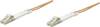 Intellinet 470308 Glasfaser LWL Anschlusskabel 1.00 m Orange [1x LC-Stecker - 1x LC-Stecker] 50/125 µ Multimode OM2