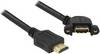 DeLOCK - HDMI mit Ethernetkabel - HDMI (M) bis HDMI (W)
