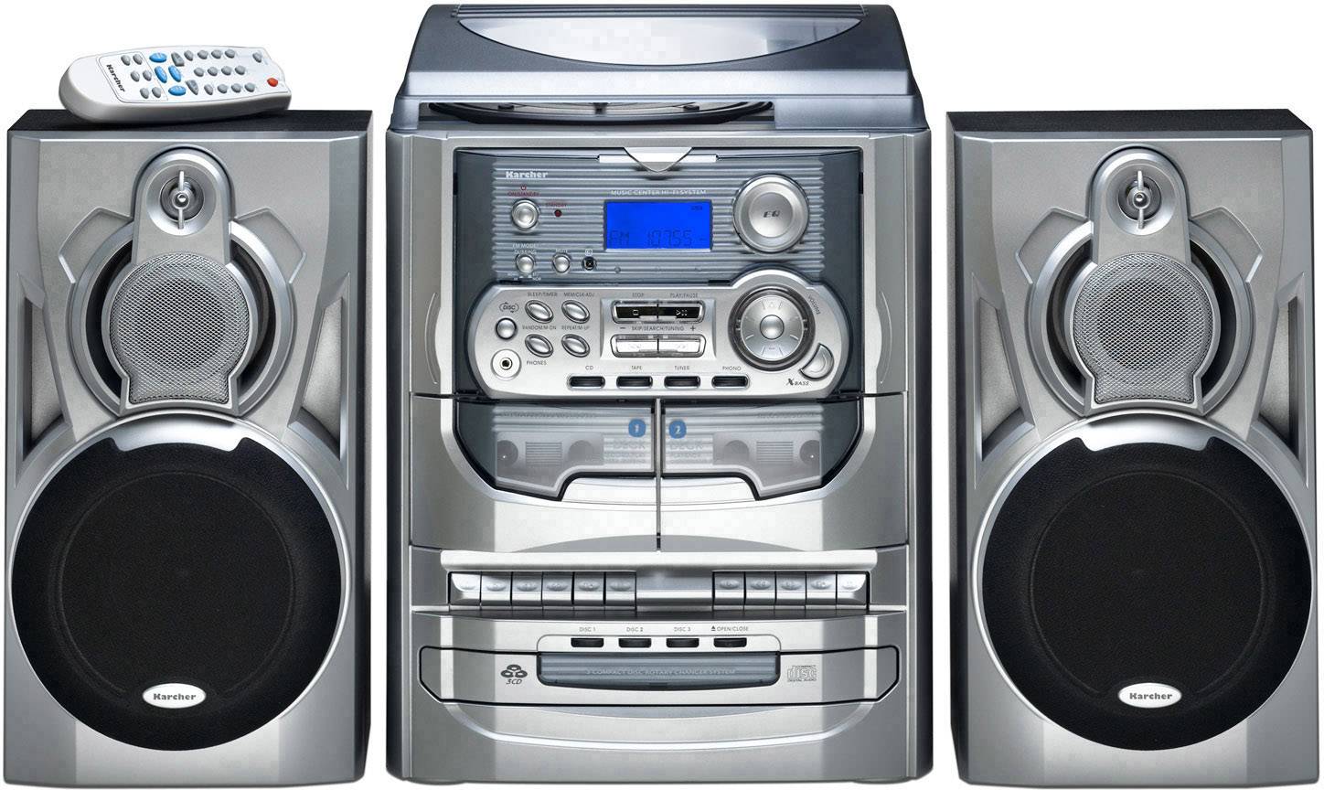 Stereoanlage Karcher KA 5300 CD, Kassette, MW