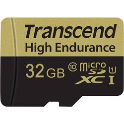 Image of Transcend High Endurance microSDHC-Karte 32 GB Class 10 inkl. SD-Adapter