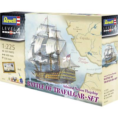 Revell 05767 Battle of Trafalgar Geschenkset Schiffsmodell Bausatz 1:225