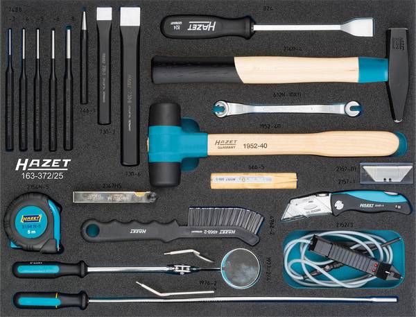 Hazet 163-372/25 163-372/25 Werkzeugset Heimwerker 25teilig