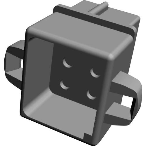 TE Connectivity Buchsengehäuse-Kabel MATE-N-LOK Polzahl Gesamt 6 Rastermaß: 5.08 mm 1-480276-0 1 St.