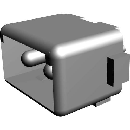 TE Connectivity Stiftgehäuse-Platine MATE-N-LOK Polzahl Gesamt 2 Rastermaß: 5.08 mm 350209-1 1 St.