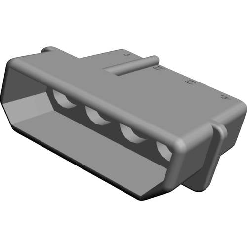 TE Connectivity Buchsengehäuse-Kabel MATE-N-LOK Polzahl Gesamt 4 1-480426-0 1 St.