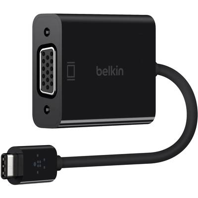 Belkin F2CU037btBLK USB / VGA Adapter [1x USB-C® Stecker - 1x VGA-Buchse] Schwarz  15.00 cm