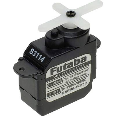 Futaba Micro-Servo S3114 Analog-Servo Getriebe-Material: Kunststoff Stecksystem: Futaba