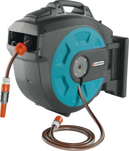 Gartenschlauchtrommel 1/2 Zoll 25 m Grau, Schwarz, Orange GARDENA 0802320