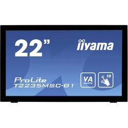 Image of Iiyama T2235MSC-B1 Touchscreen-Monitor EEK: F (A - G) 54.6 cm (21.5 Zoll) 1920 x 1080 Pixel 16:9 6 ms USB, VGA, DVI,