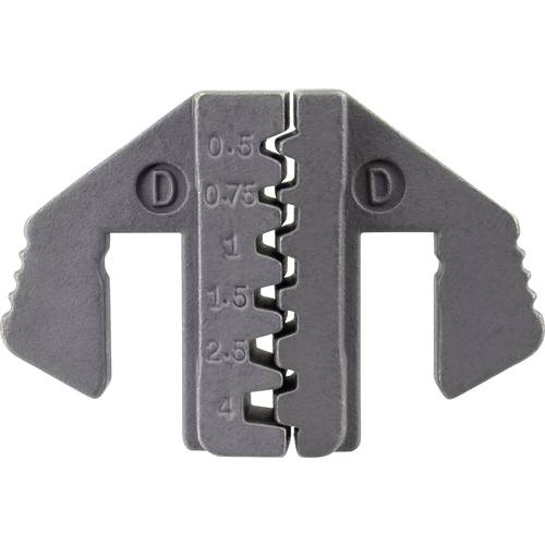 TOOLCRAFT PLE-0D Crimp-Einsätze Aderendhülsen Quetschbereich: 0.5 bis 4 mm² Passend für Marke (Zangen): TOOLCRAFT PZ-500