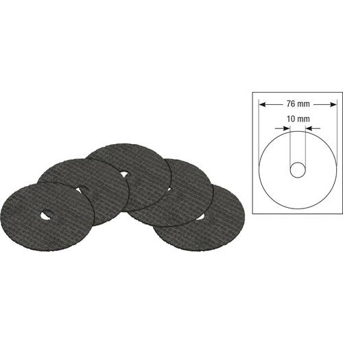 Thumbnail - Hazet 9033-010/5 9033-010/5 Trennscheibe gerade 76 mm 5 St. Stahl