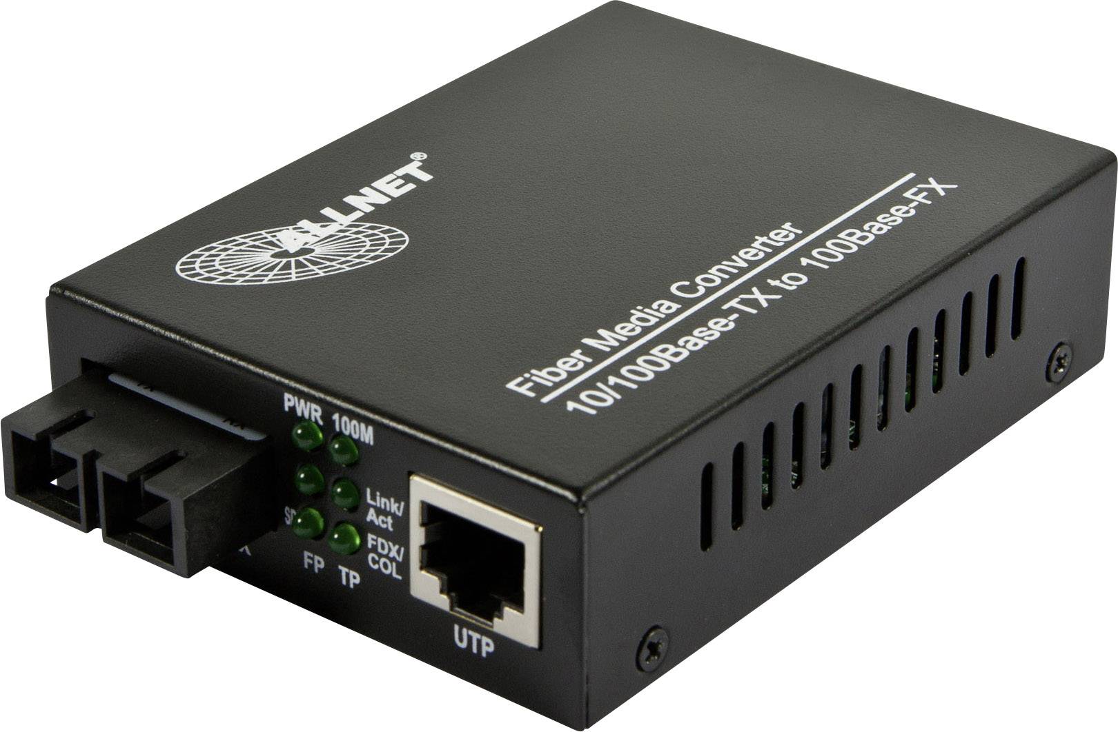ALLNET ALL-MC106-SC-SM, 100 Mbit/s, IEEE 802.3,IEEE 802.3u,IEEE 802.3x, Schnelles Ethernet, 10,100-0