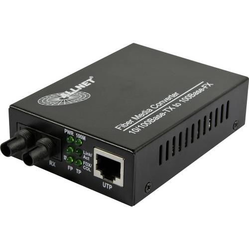 Allnet ALL-MC107-ST-MM LAN, ST Duplex Netzwerk-Medienkonverter 100 MBit/s