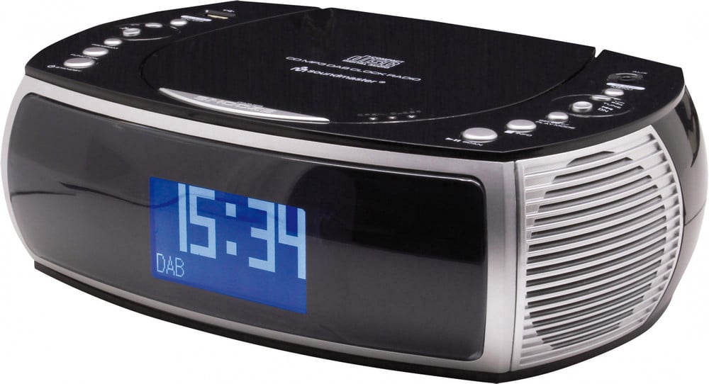 DAB+ Radiowecker SoundMaster URD470SW AUX, CD, DAB+, UKW, USB Schwarz
