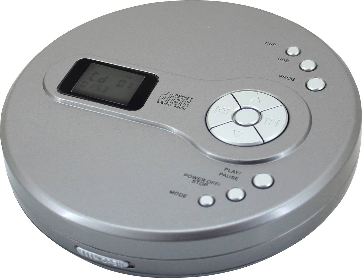 Tragbarer CDPlayer SoundMaster CD9110 CD, CDR, CDRW, MP3 Silber im
