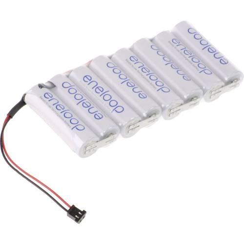 Thumbnail - Panasonic eneloop Reihe F1x8 Graupner Akkupack 8x Mignon (AA) Kabel, Stecker NiMH 9.6 V 1900 mAh