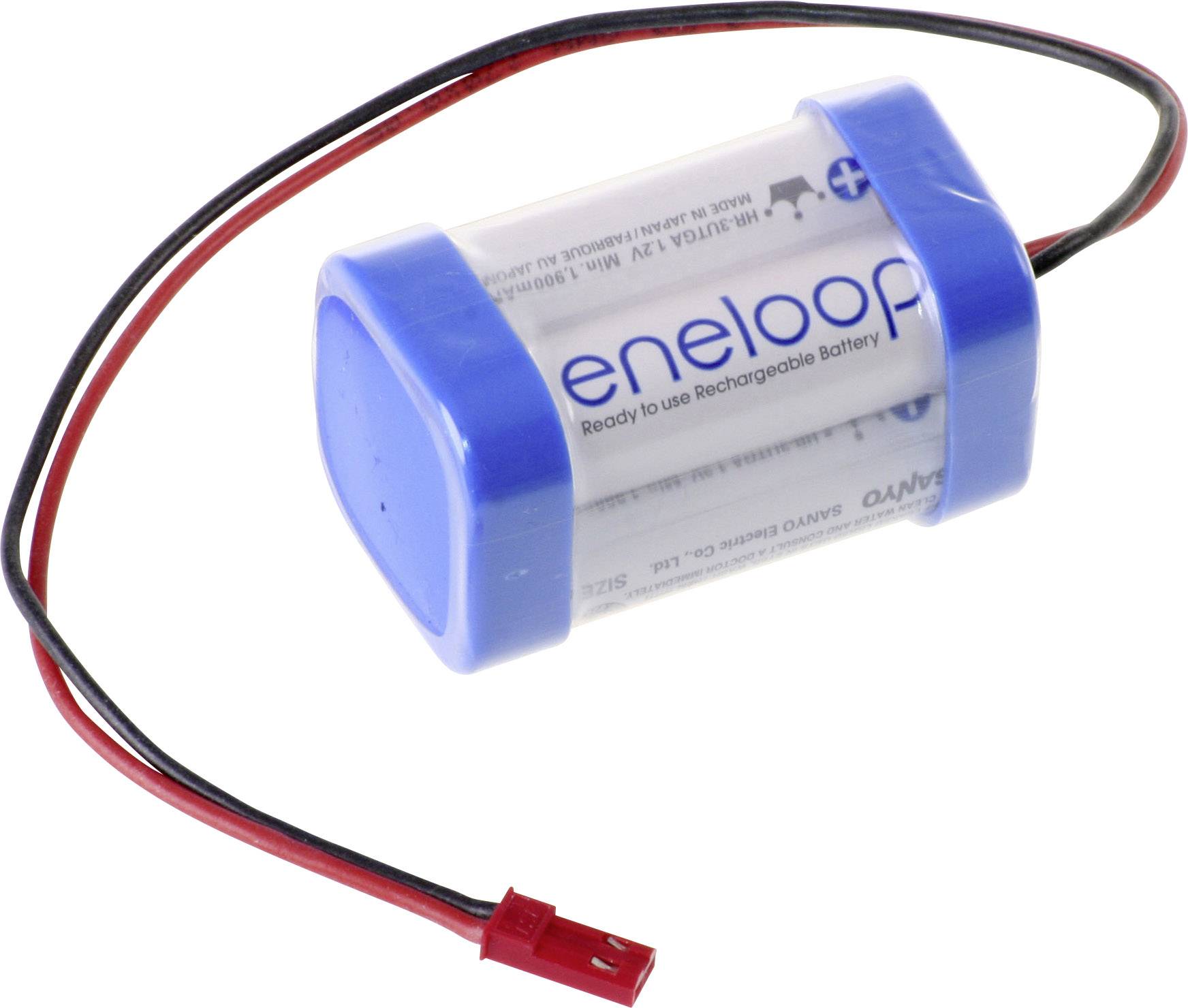 Panasonic eneloop W&uuml;rfel F2x2 BEC Accupack Aantal cellen: 4 Batterijgrootte: AA (penlite) Kabel, Stekker NiMH 4.8 V 1900 mAh