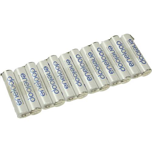 Panasonic eneloop Reihe F1x12 Akkupack 12x Micro (AAA) U-Lötfahne NiMH 14.4 V 750 mAh