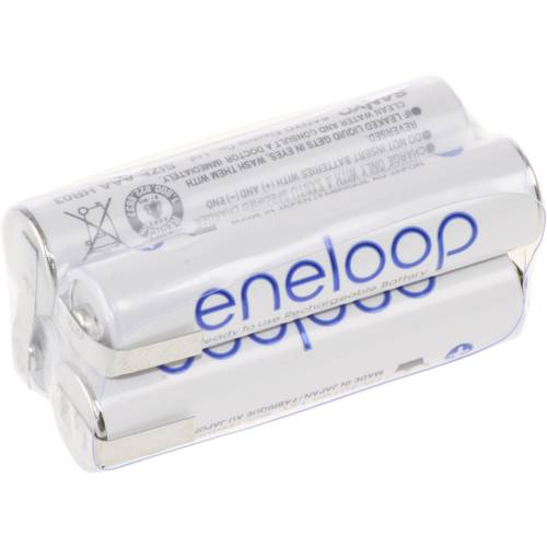 Panasonic eneloop Würfel F2x2 Akkupack 4x Micro (AAA) U-Lötfahne NiMH 4.8 V 750 mAh