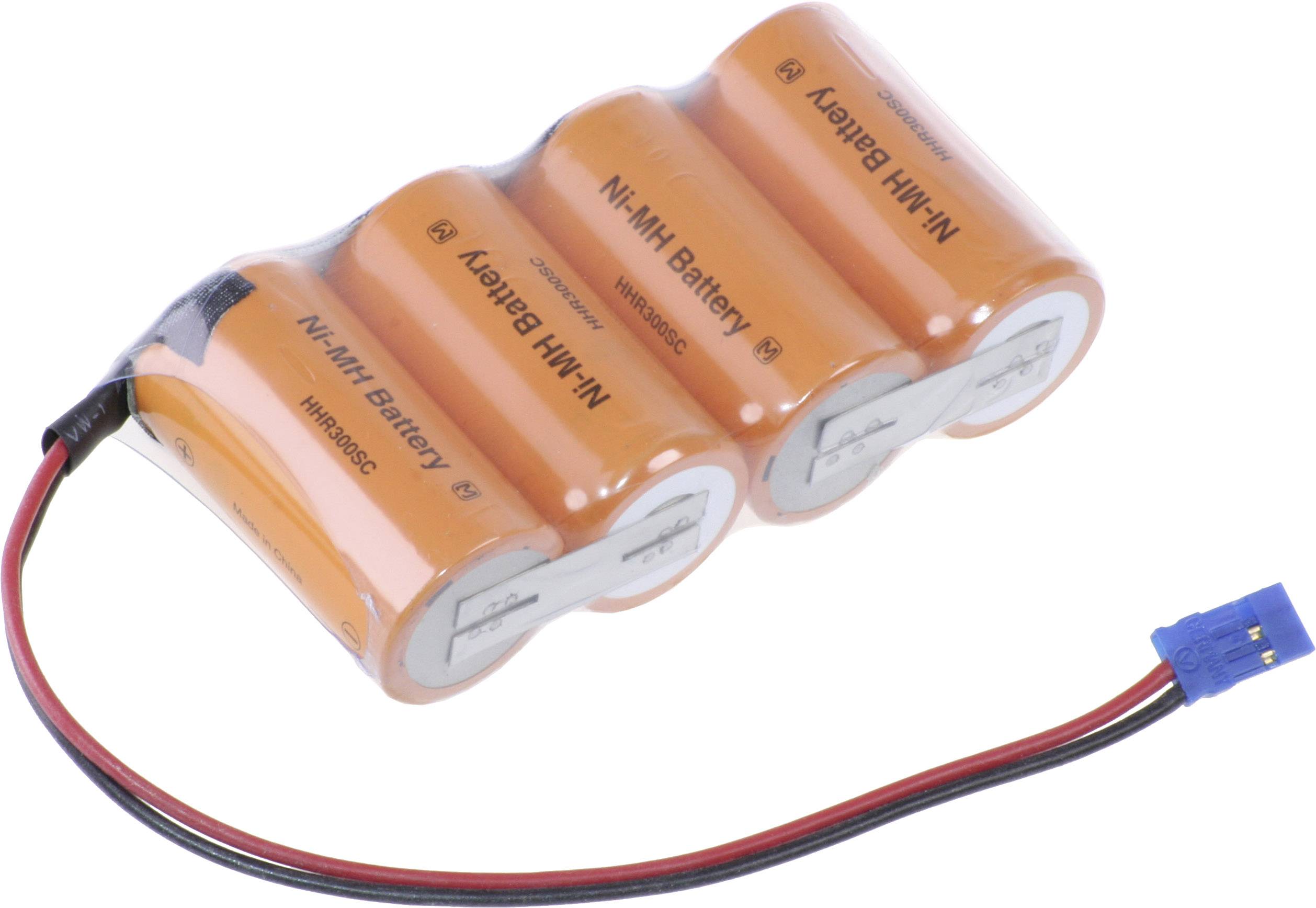 Panasonic Reihe F1x4 Graupner Accupack Aantal cellen: 4 Batterijgrootte: Sub-C Kabel, Stekker NiMH 4.8 V 3000 mAh