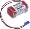 Panasonic Würfel F2x2 Futaba Akkupack 4x Mignon (AA) Kabel, Stecker NiMH 4.8 V 2700 mAh