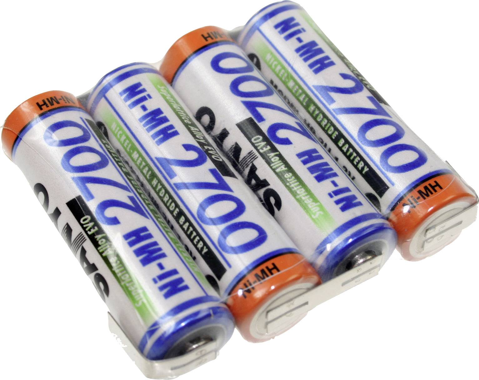 Panasonic Reihe F1x4 Accupack Aantal cellen: 4 Batterijgrootte: AA (penlite) U-soldeerlip NiMH 4.8 V