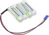 Panasonic Reihe F1x4 Graupner Akkupack 4x Mignon (AA) Kabel, Stecker NiMH 4.8 V 1900 mAh