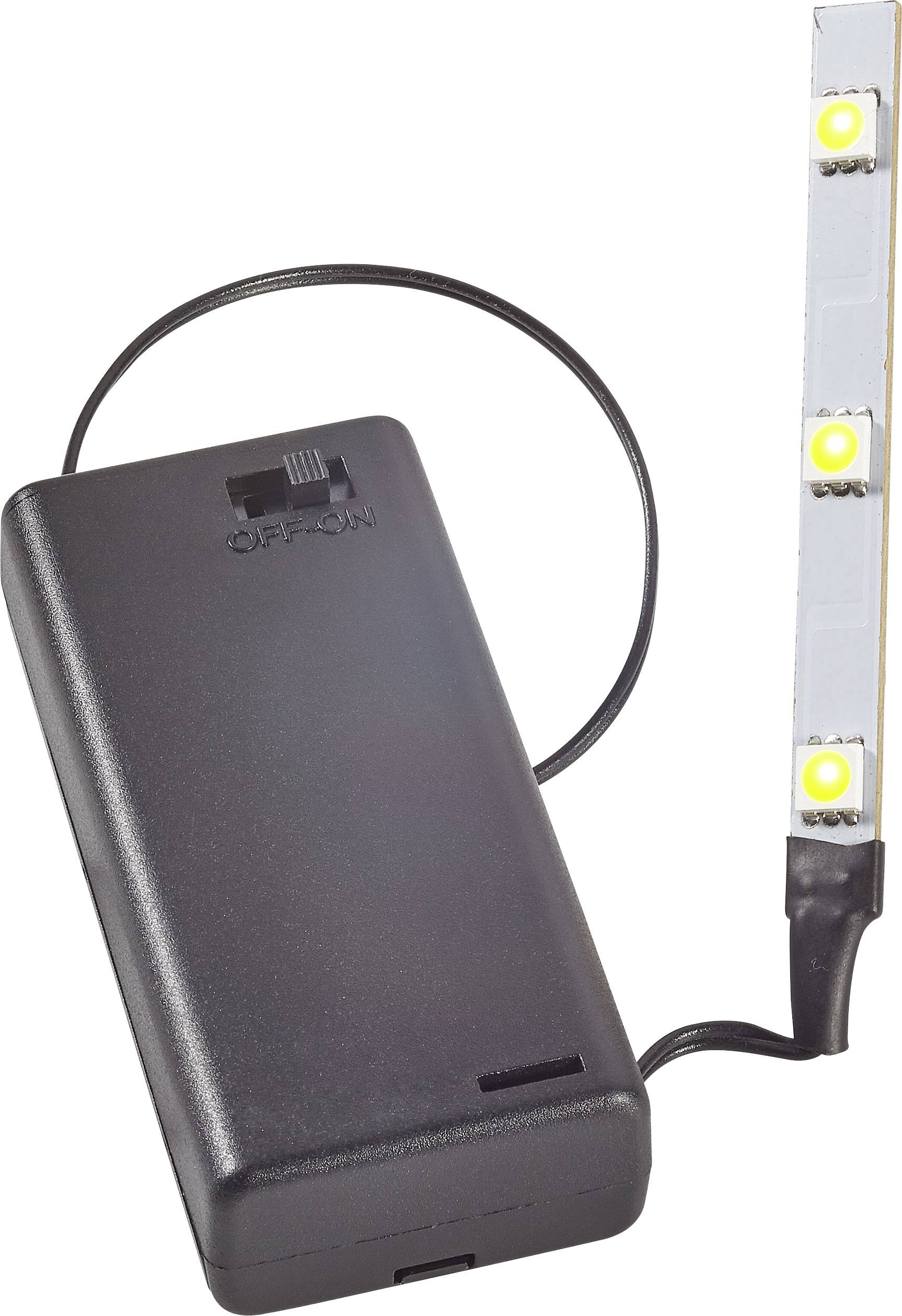 Kahlert 69911 Licht LED-Leiste mit Batterie-Box 3.5 V weiß NEU//OVP