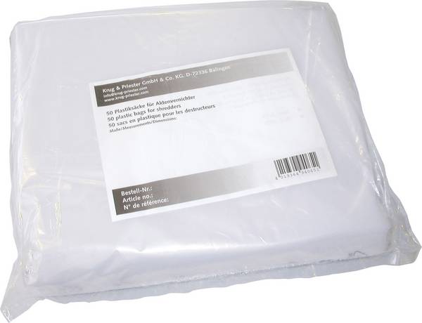 Plastiksäcke für Aktenvernichter 2502 2503 2602 260 VE=50 Stück