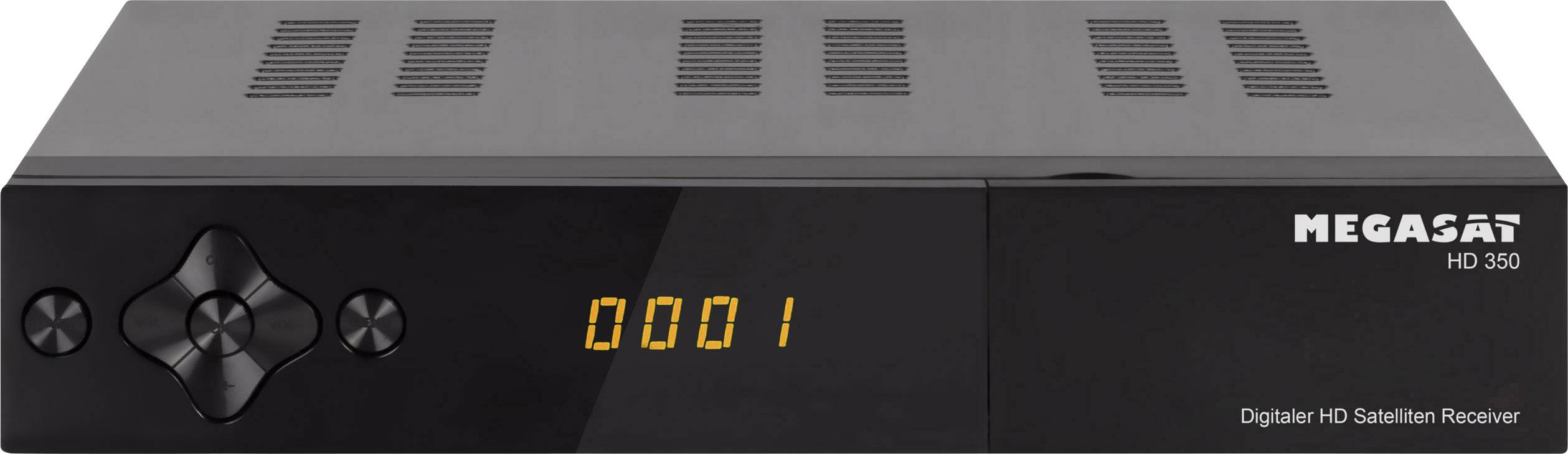 MegaSat HD 350 Ricevitore satellitare HD Adatto per cavo singolo, USB anteriore Numero di sintonizzatori: 1