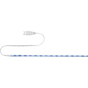 Paulmann 70456 Led Streifen Mit Usb Anschluss 30 Cm Blau Kaufen Led Streifen 30 Cm