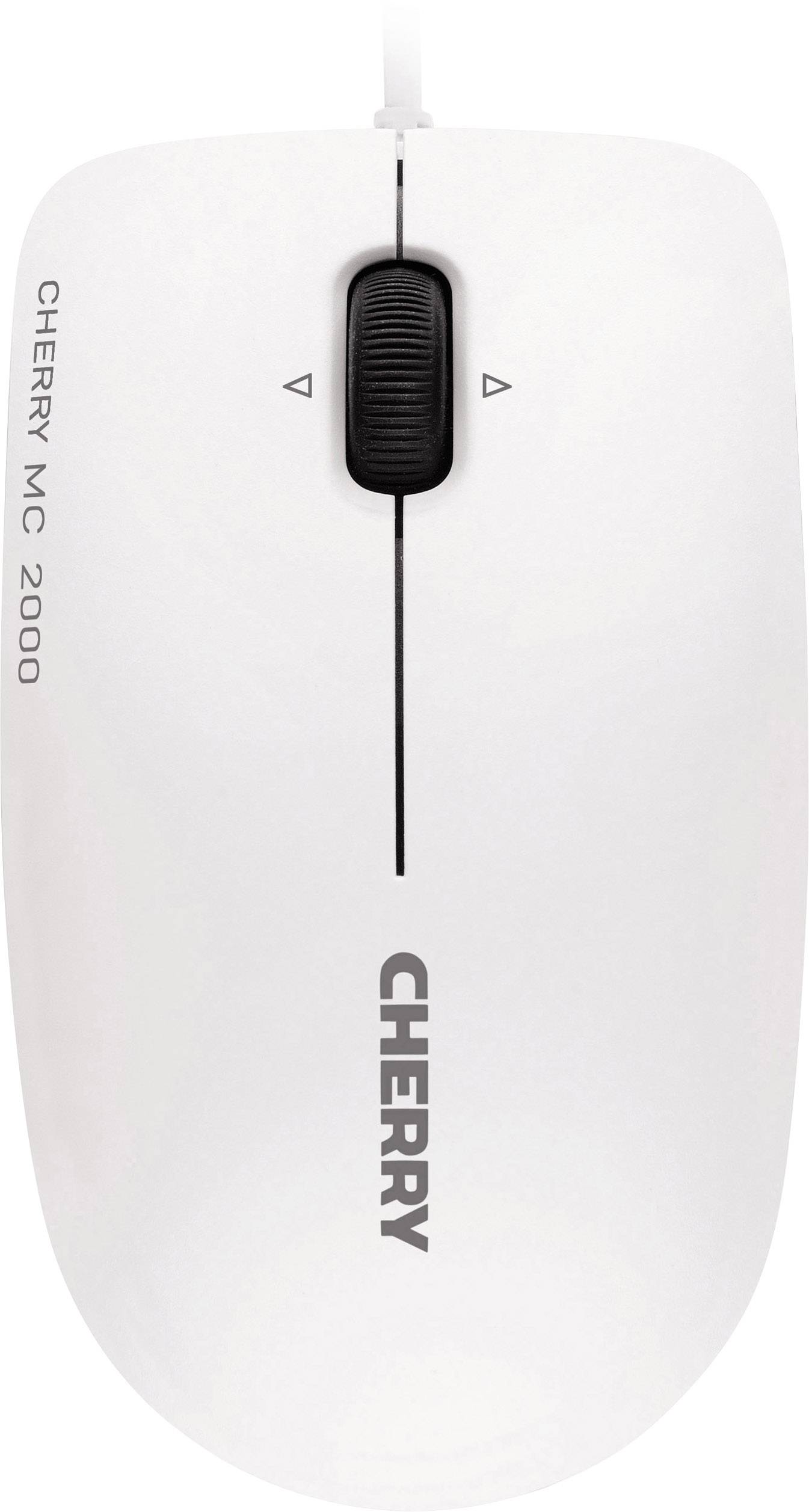 CHERRY MC 2000 Maus USB Infrarot Weiß 3 Tasten 1600 dpi-0