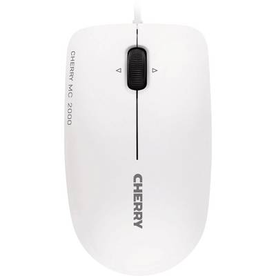 CHERRY MC 2000 Maus USB Infrarot Weiß 3 Tasten 1600 dpi-0
