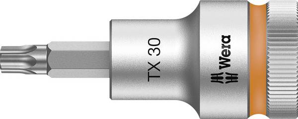 Wera 8767 C HF 05003833001 Innen-Sechsrund (TX) Steckschlüssel-Bit-Einsatz Haltefunktion 12.5 mm 1/2" T 30   1/2" (12.5 mm)