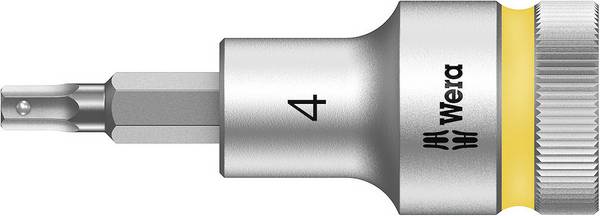 Wera 8740 C HF 05003820001 Innen-Sechskant Steckschlüssel-Bit-Einsatz Haltefunktion 4 mm 1/2" 4 mm   1/2" (12.5 mm)