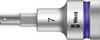 Wera 8740 C HF 05003823001 Innen-Sechskant Steckschlüssel-Bit-Einsatz 7 mm 1/2" (12.5 mm)
