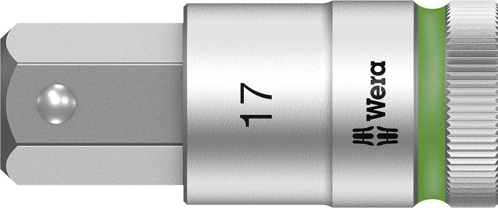 Wera 8740 C HF 05003828001 Innen-Sechskant Steckschlüssel-Bit-Einsatz 17 mm 1/2" (12.5 mm)