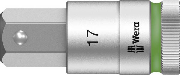 Wera 8740 C HF 05003828001 Innen-Sechskant Steckschlüssel-Bit-Einsatz Haltefunktion 17 mm 1/2" 17 mm   1/2" (12.5 mm)